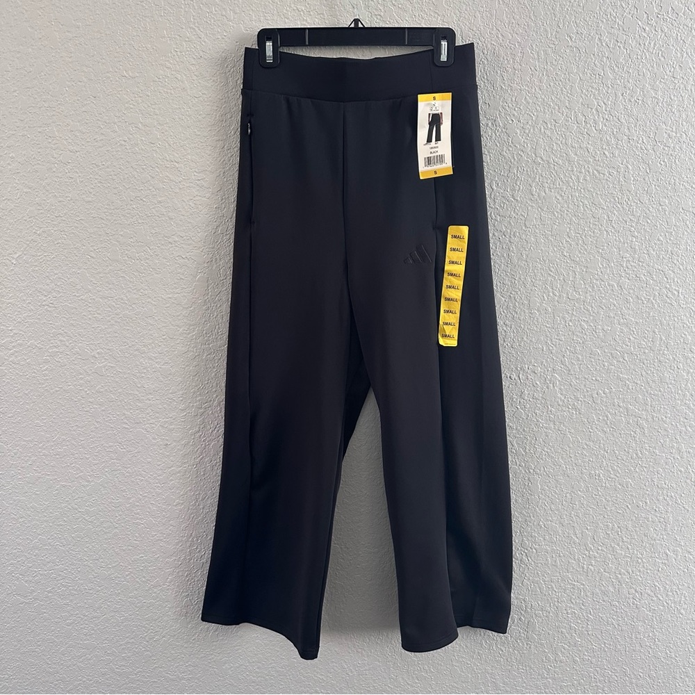 NWT‎ adidas Black Wide Leg Pants Small